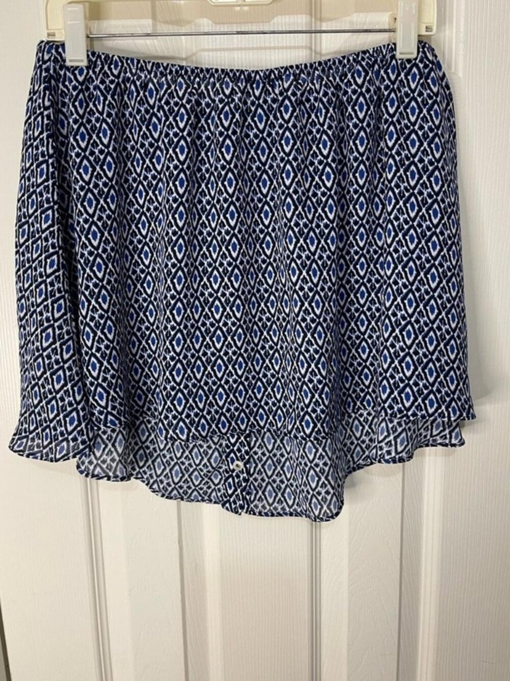 Printed Semi Sheer Elastic